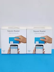 2 NEW SEALED▪︎Square Credit Card Reader Ipad & Android Headset Jack Aux - Picture 1 of 7