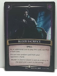 Blood Sacrifice 013/116 Argent Saga Betrayal Spell New Fresh - Picture 1 of 2