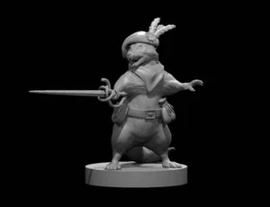 Raccoon Swashbuckler - DND - Pathfinder - Dungeons & Dragons - RPG - Tabletop - - Bild 1 von 1