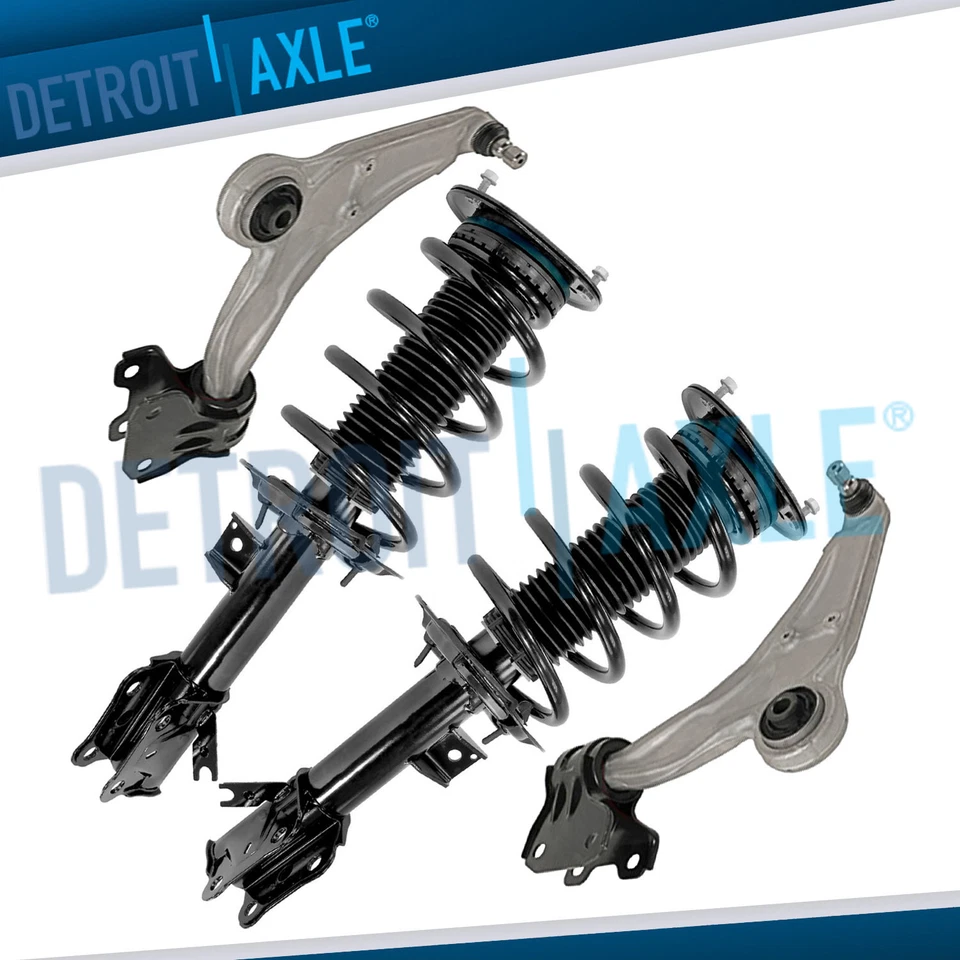 Kit de brazos de control inferiores de puntales delanteros con muelles helicoidales para Ford Edge Lincoln MKX Foto 1 de 4