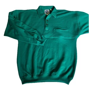 Vintage Greenline International Pullover Sweatshirt Green M Medium - Picture 1 of 8