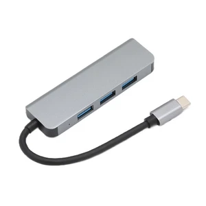 Expansion Dock Multifunctional Mini 4 IN 1 Multi Splitter Docking Station Fo NEW - Afbeelding 1 van 12