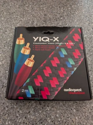 Audioquest Cinemaquest YIQ-X Component Video Cable 2M Silver Plated Conductors - Image 1 of 4