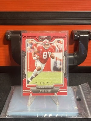 Josh Jacobs 2022 Chronicles Draft Picks Playbook Football Red /149 - Image 1 of 3