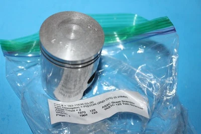 NOS GENUINE Yamaha 2nd O/S 1969 AS2C 1968 YAS1C Piston OEM # 183-11636-03  - Image 1 of 4