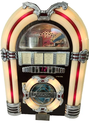 Juke Box y reproductor de CD clásico vintage edición coleccionista - Imagen 1 de 4