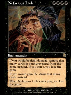 Odyssey #153 Nefarious Lich - Image 1 of 2