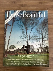 House Beautiful Magazine Sept 1967 Vintage Ads MCM Design Home Decor - Picture 1 of 21