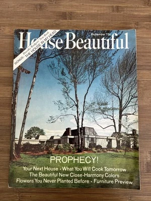 House Beautiful Magazine Sept 1967 Vintage Ads MCM Design Home Decor - Image 1 of 4