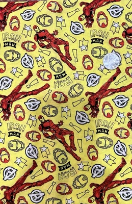 Tela Ironman Marvel de Camelot 1 yarda 3/4" x 44" Foto 1 de 2