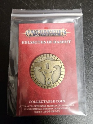 GAMES WORKSHOP Warhammer Fantasy Battle Age of Sigmar Collectible Coin Hellsmiths of Hashut New