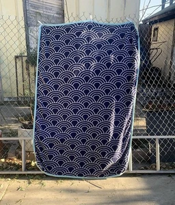 Jonathan Adler 100% Cotton Throw Blanket 50”x 70”/ 127x 177 cm Sold As Is - Picture 1 of 9