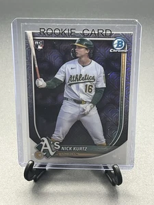 2025 Bowman Chrome #93 Nick Kurtz Mojo Refactor (RC) - Leichtathletik - Bild 1 von 2