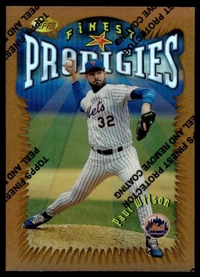 1996 TOPPS FINEST PRODIGIES REFRACTOR Paul Wilson - Image 1 of 2