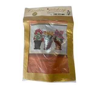 The Kit Bit Creative Stitchery "Pots" Crewel Kit 12x16 Marco No Incluido - Imagen 1 de 5