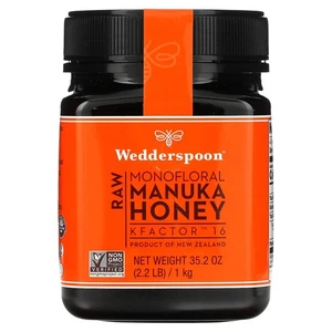 Raw Monofloral Manuka Honey, KFactor 16, 2.2 lb (1 kg) - Picture 1 of 3