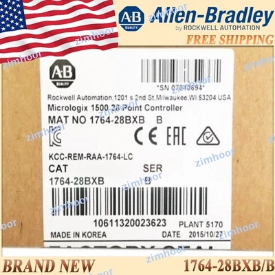 New Sealed 1764-28BXB/B PLC 176428BXB serB AB MicroLogix1500 28 Point Controller - Image 1 of 4