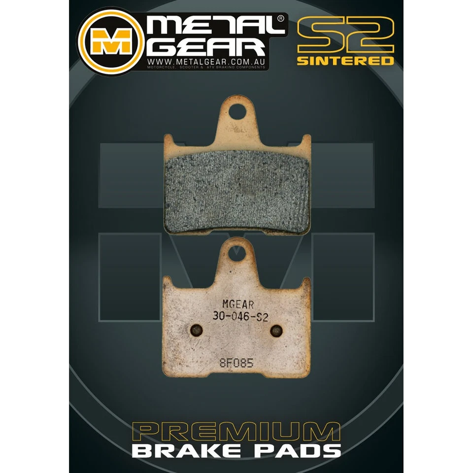 Brake Pads Sintered S2 Rear for MZ/MUZ 1000 S 2003 2004 2005 2006 2007 - Изображение 1 из 1