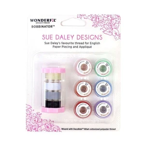 Sue Daley Wonderfil 80wt Specialty Thread Assorted Colors for English Paper P... - Picture 1 of 5