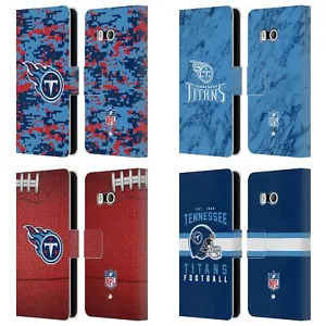 OFFICIAL NFL TENNESSEE TITANS GRAPHICS LEATHER BOOK WALLET CASE FOR HTC PHONES 1 - Picture 1 of 7