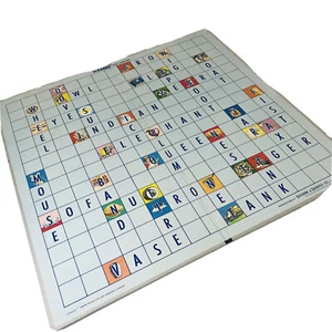 Scrabble for Juniors Crossword Game 1958 Selchow & Righter GAME BOARD ONLY - Picture 1 of 6
