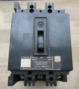 🔥WESTINGHOUSE 100 AMP CIRCUIT BREAKER 480 VAC 3 POLE 4989D52G44 EHB3100 - Picture 1 of 12