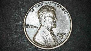 1913 - S Lincoln Wheat Cent, 1c #360 - Picture 1 of 7