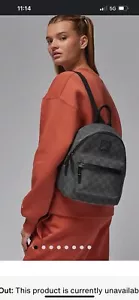 Jordan Nike Monogram Logo Jacquard Small Backpack 8L Luxury Travel Bag 7A0761 - Picture 1 of 14