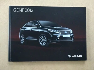 Lexus Prospekt Genf 2012, RX, GS, F-Sport, LF-LC Concept Car - Picture 1 of 8