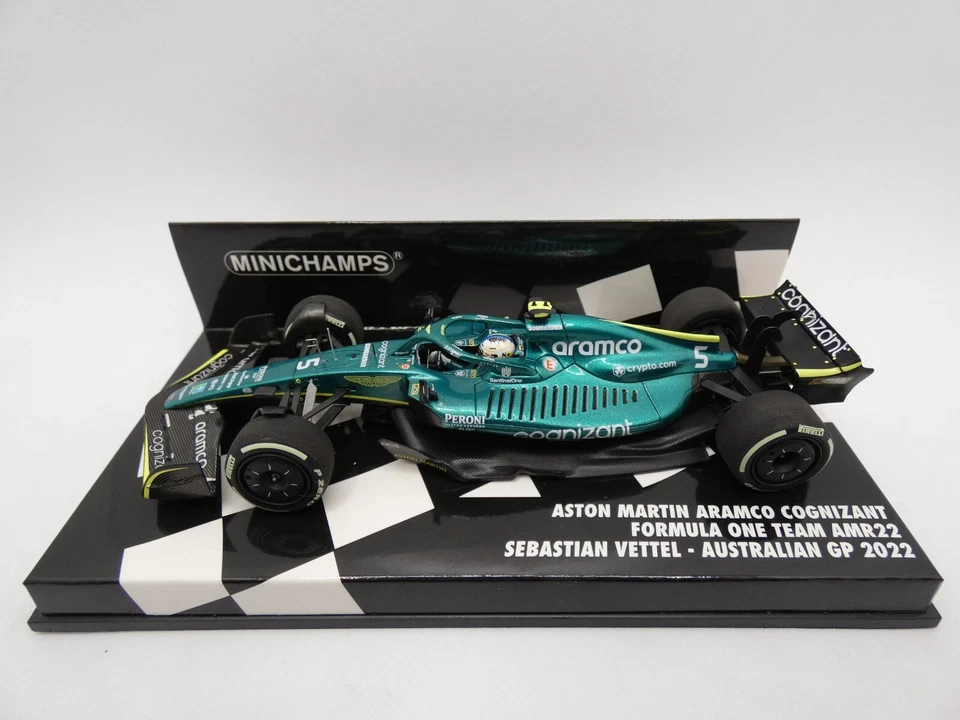 Minichamps Aston Martin AMR22 #5 Sebastian Vettel Australian 2022 1/43 417220305