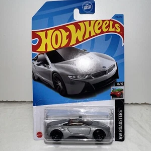 Hot Wheels BMW i8 Roadster Ionic Silver #156 - 2023 HW Roadsters (HW2) - Picture 1 of 3