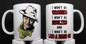 John Wayne Becher mit Zitat - Rio Bravo - Fort Apache - Rio Grande - Bild 1 von 1