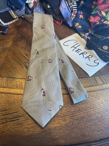 MICKEY MOUSE DISNEY CARTOON GOOFY DRESS SUIT DESIGNER NECKTIE TIE FREE SHIPPING - Picture 1 of 4