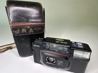 Ricoh FF-3AF 35mm Film Camera Auto Focus Point and Shoot w/ Bag See Desc. - Image 1 of 4