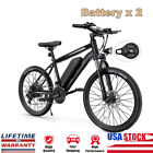 Electric Bike For Adults 26" Ebike 350W 19.8Mph Mountain Bike 36V 10Ah Battery*2