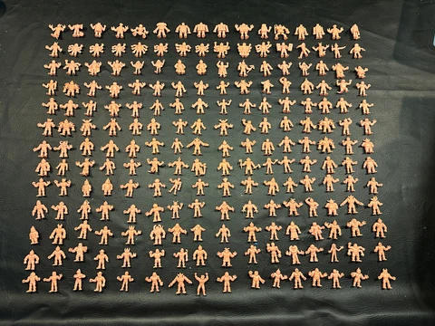 HUGE Lot of 208 Kinnikuman Muscle Men M.U.S.C.L.E. Vintage Wrestling FLESH Color Cover