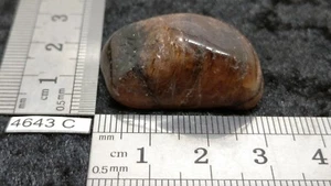 CHIASTOLITE ANDALOUSITE - pierre roulee naturelle - mineraux lithotherapie reiki - Picture 1 of 3