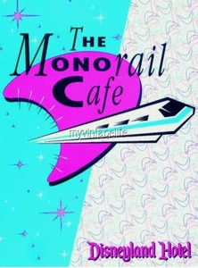 The MONORAIL CAFE DISNEYLAND 2" x 3" Fridge MAGNET art disney - Picture 1 of 3