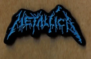 METALLICA - ELECTRIC BLUE - ENAMEL WITH DOUBLE PIN - Picture 1 of 1