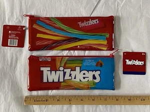 Hersey's or Twizzlers School Supply Candy Bar Snack Pack Pencil Pouch Zipper Bag - Picture 1 of 8