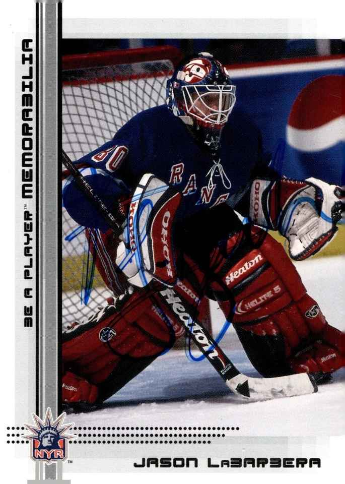 Jason LaBarbera - Signed 2000-01 In The Game Be A Player Rookie Card #453 - Image 1 of 2