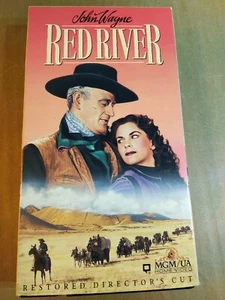 Red River (VHS, 1990) John Wayne + Montgomery Clift + Walter Brennan  - Picture 1 of 3