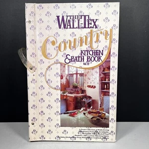 Wall-Tex libro campione di carta da parati cucina e bagno contemporaneo anni '80 - Foto 1 di 7