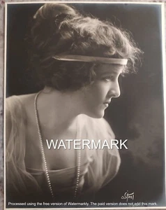 Foto publicitaria de prensa original Karla Schramm década de 1920 Tarzán 7x9 Witzel Studio - Imagen 1 de 1