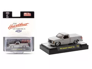 1991 Chevrolet C1500 SS 454 Pickup silber 1/64 Diecast Auto von M2 31500-MJS73 - Bild 1 von 1