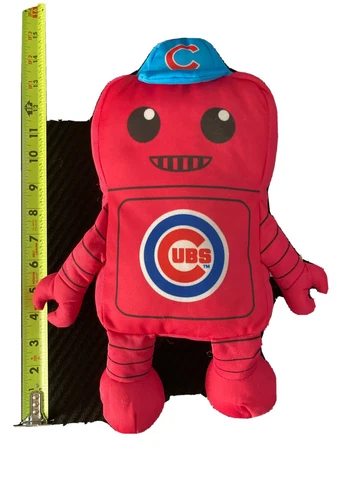 Chicago Cubs Stuffed Animal Robot Mascot Rallymen MLB Kids toy BASEBALL 14” Cover
