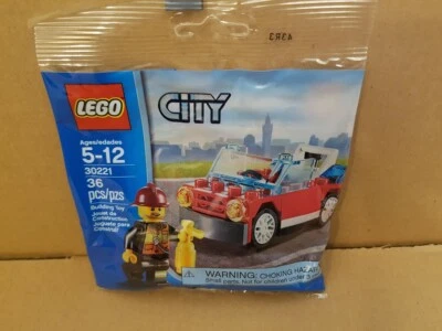 LEGO City Fire Car 30221 Polybag *New/Sealed* - Image 1 of 4