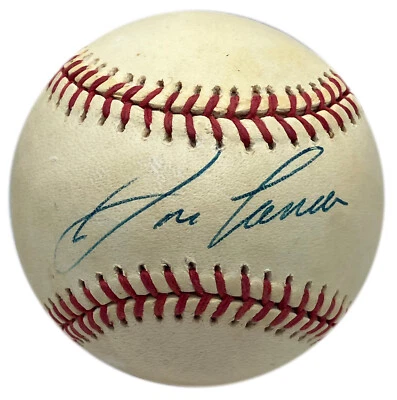 JOSE CANSECO SIGNED BOBBY BROWN OAL BASEBALL AUTO & U/V DISPLAY CUBE A's YANKEES - Image 1 of 4