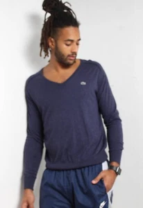 Lacoste Mens Cotton Cashemere Jumper - Blue - Size 6 (J28) - Picture 1 of 5