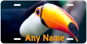 Toucan Bird T01 Personalized Novelty Car Auto License Plate Any Name - Picture 1 of 4